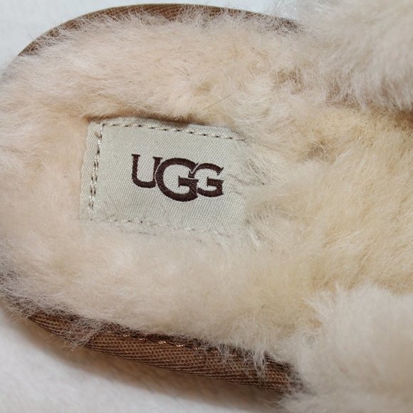 UGG COZY KNIT SHEARLING NEW SLIPPERS CREAM - Picture 4 of 8